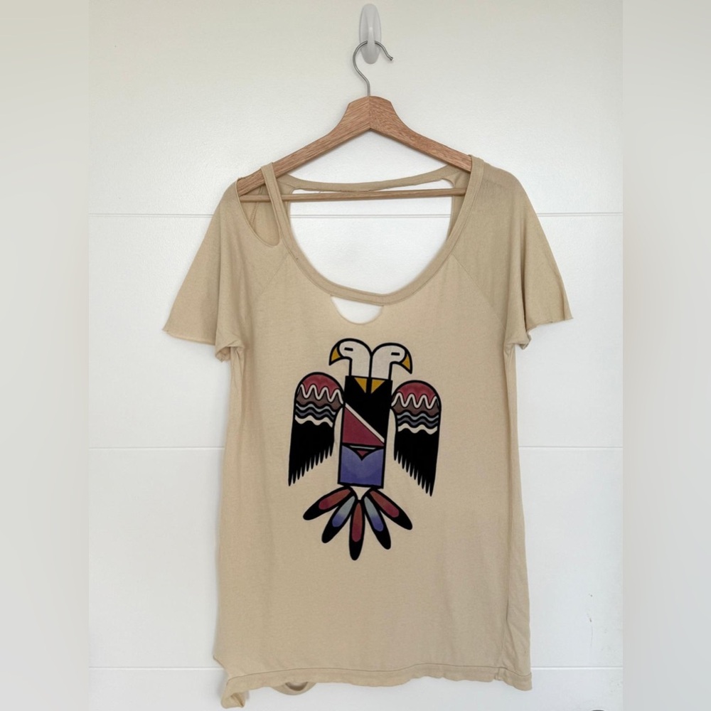 Chaser Tan Graphic Short Sleeve Tee